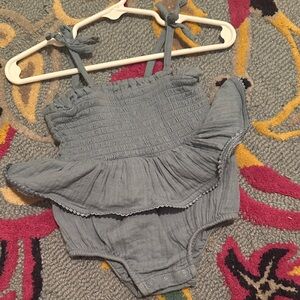 Adorable blue Baby Romper